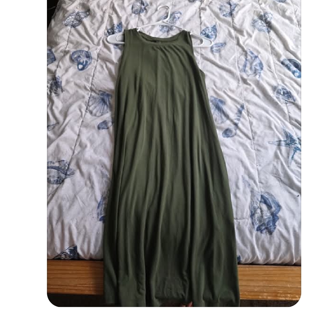 Olive Green Women's Maxi Skirt